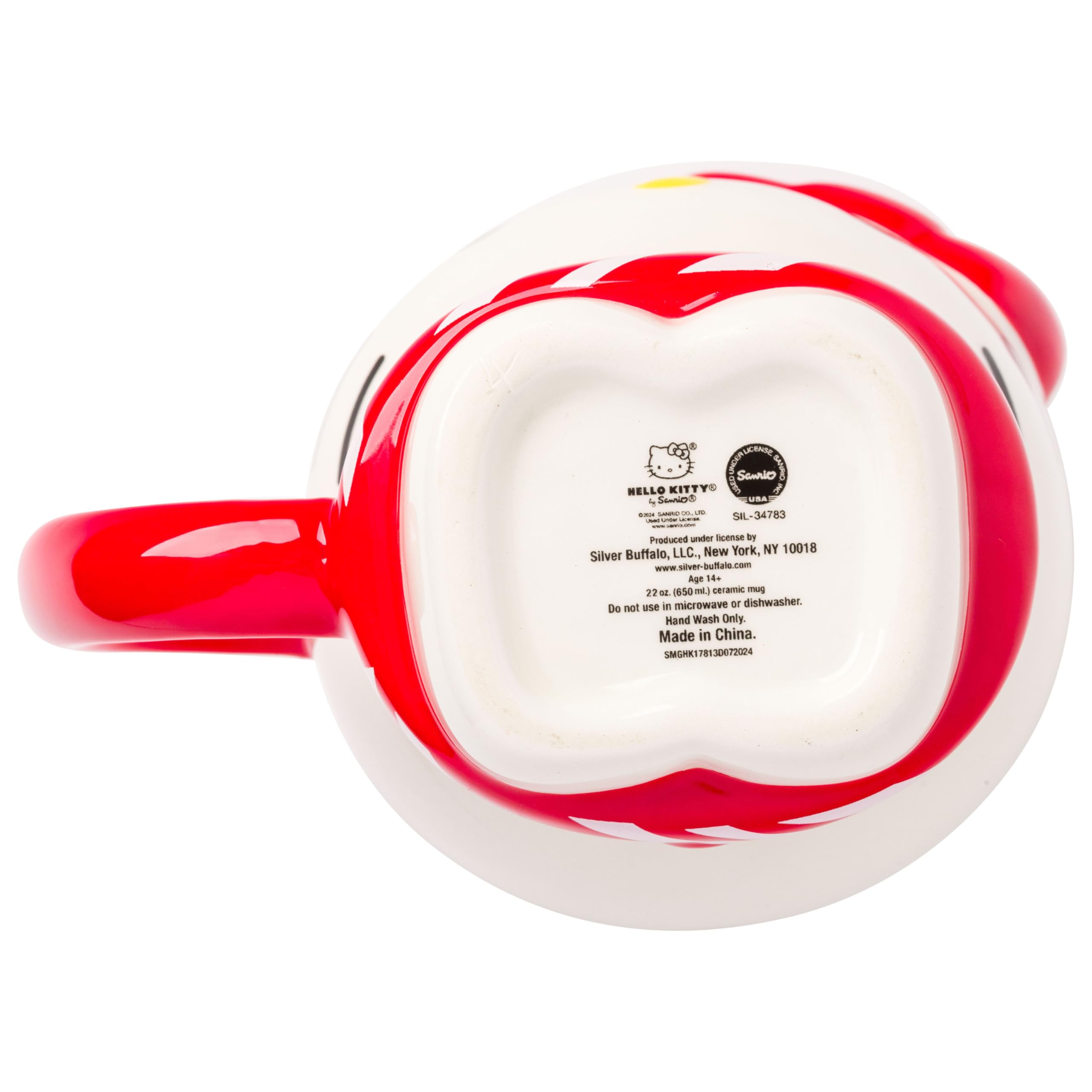 Foto 4 | Taza De Cerámica Silver Buffalo Sanrio Hello Kitty 600 Ml Christmas - Venta Internacional.
