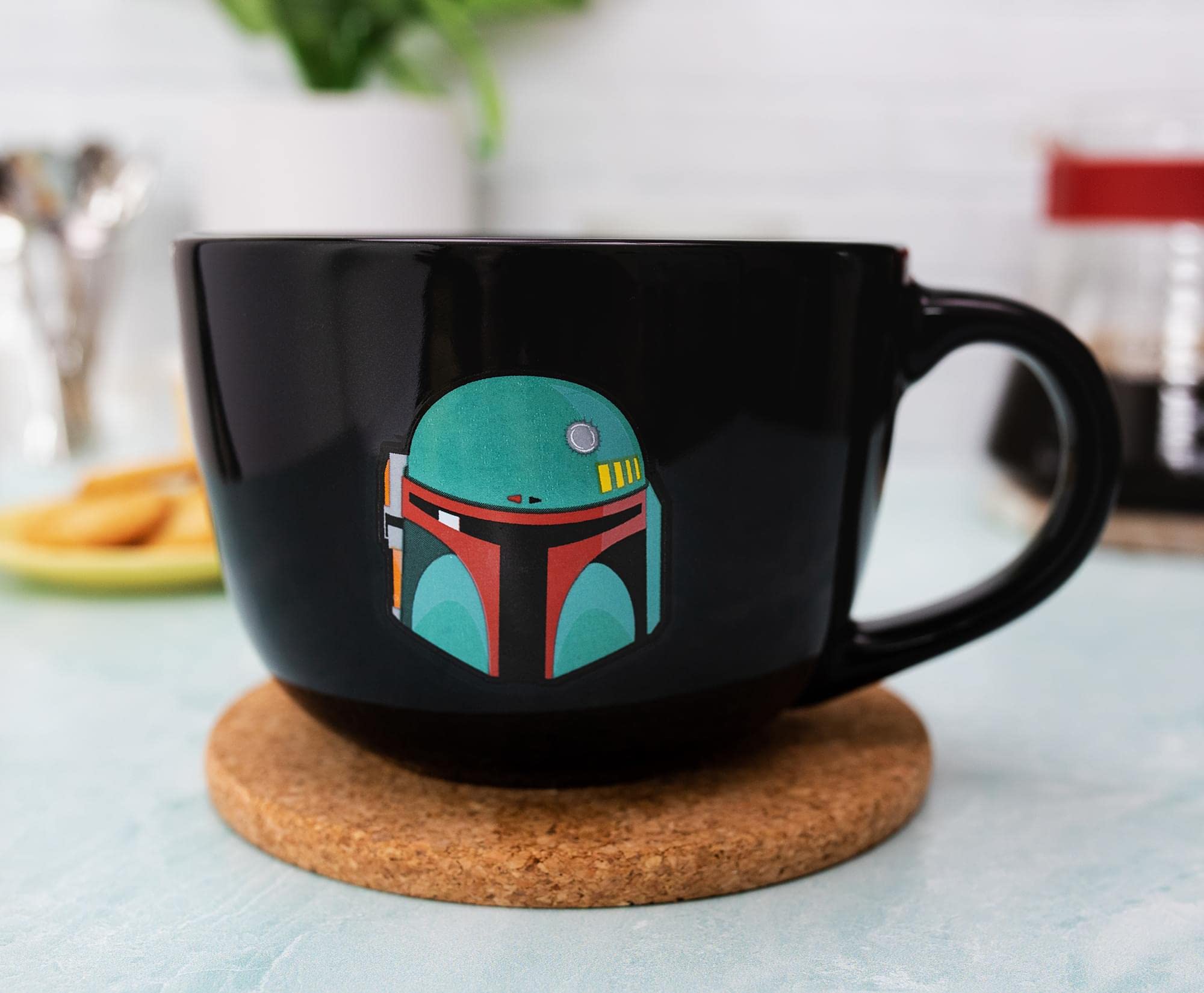 Foto 3 | Taza Para Sopa Boba Fett Star Wars The Mandalorian  700 Ml - Venta Internacional.