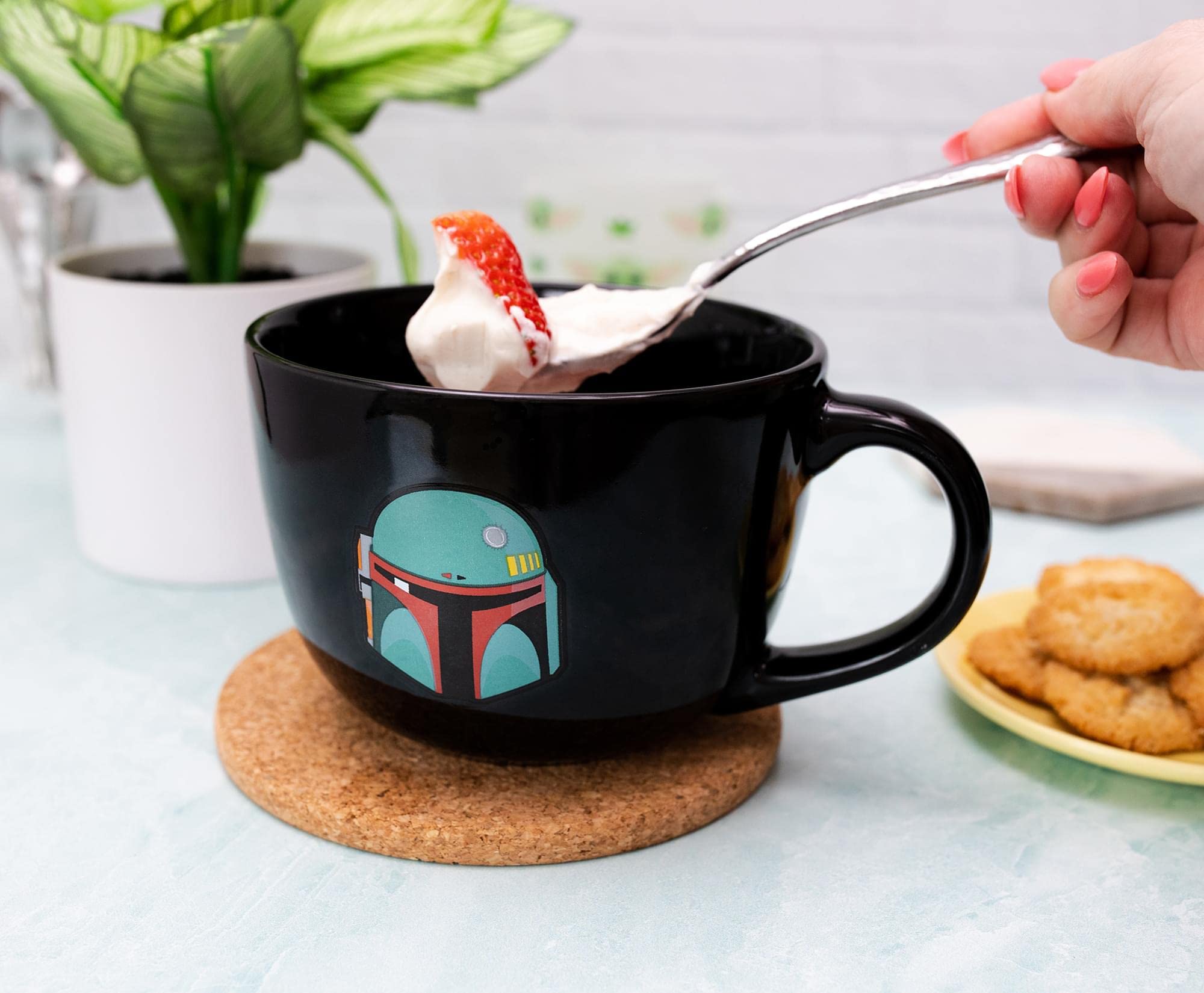 Foto 6 pulgar | Taza Para Sopa Boba Fett Star Wars The Mandalorian  700 Ml - Venta Internacional.