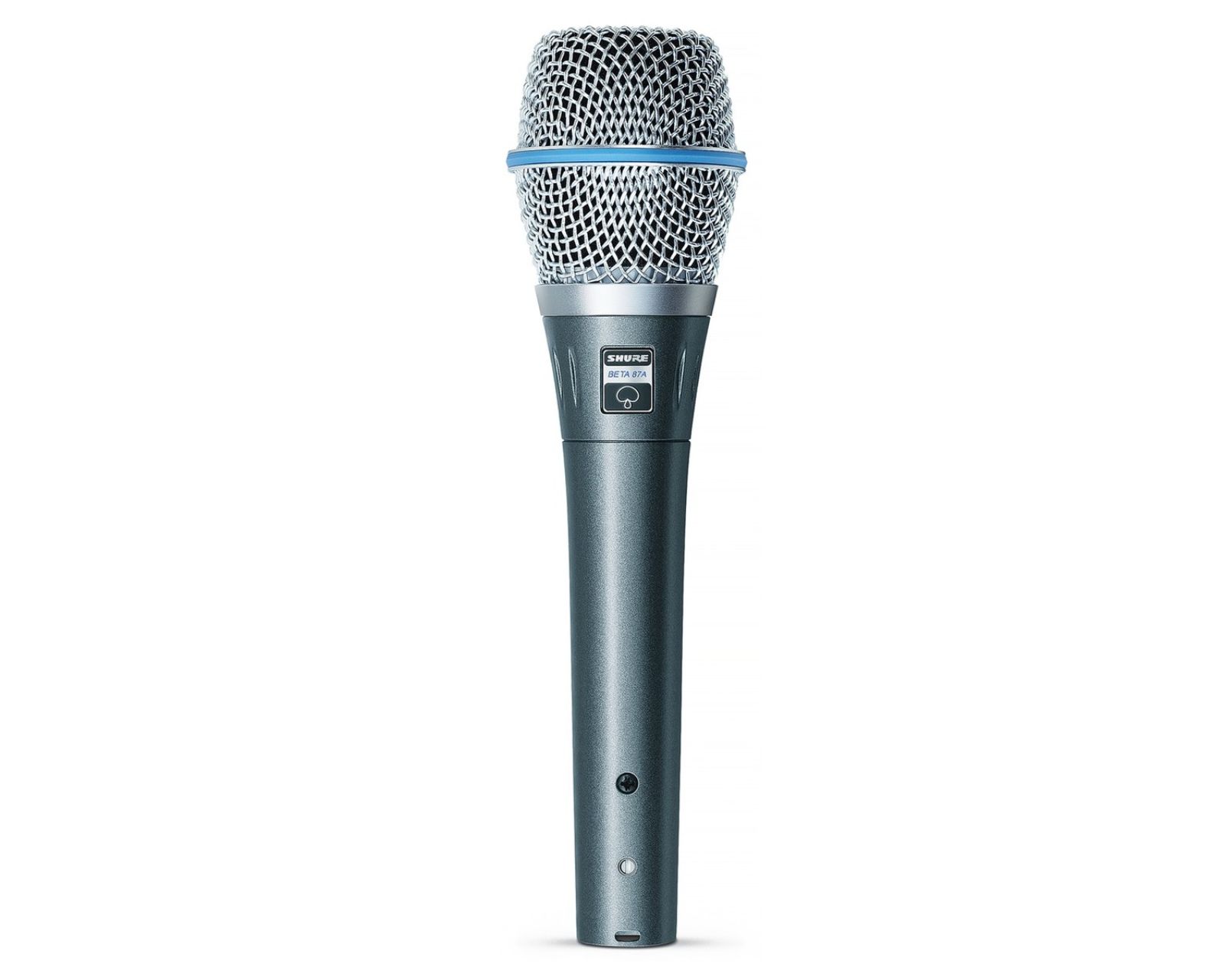 Micrófono Vocal Shure Beta87a Gris Filtro Anti-pop