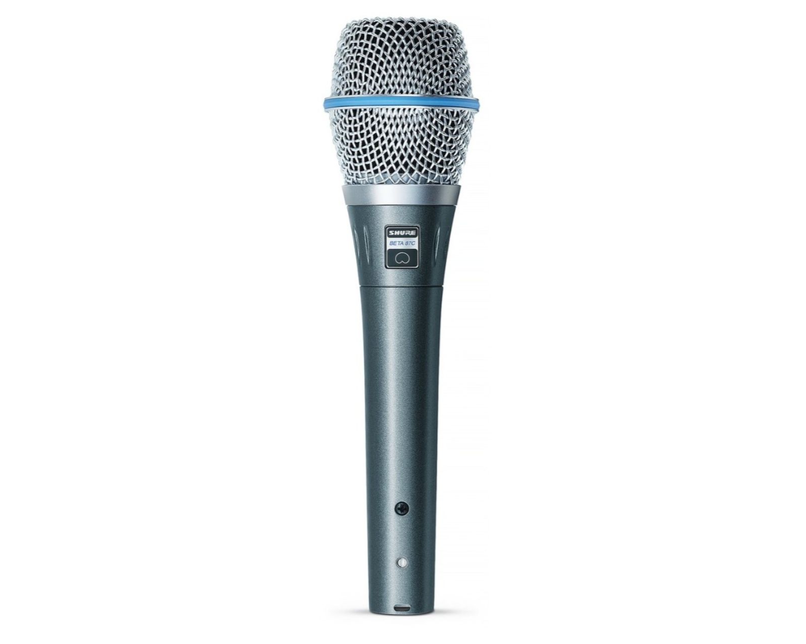 Micrófono Vocal Shure Beta87c color Gris Cardioide