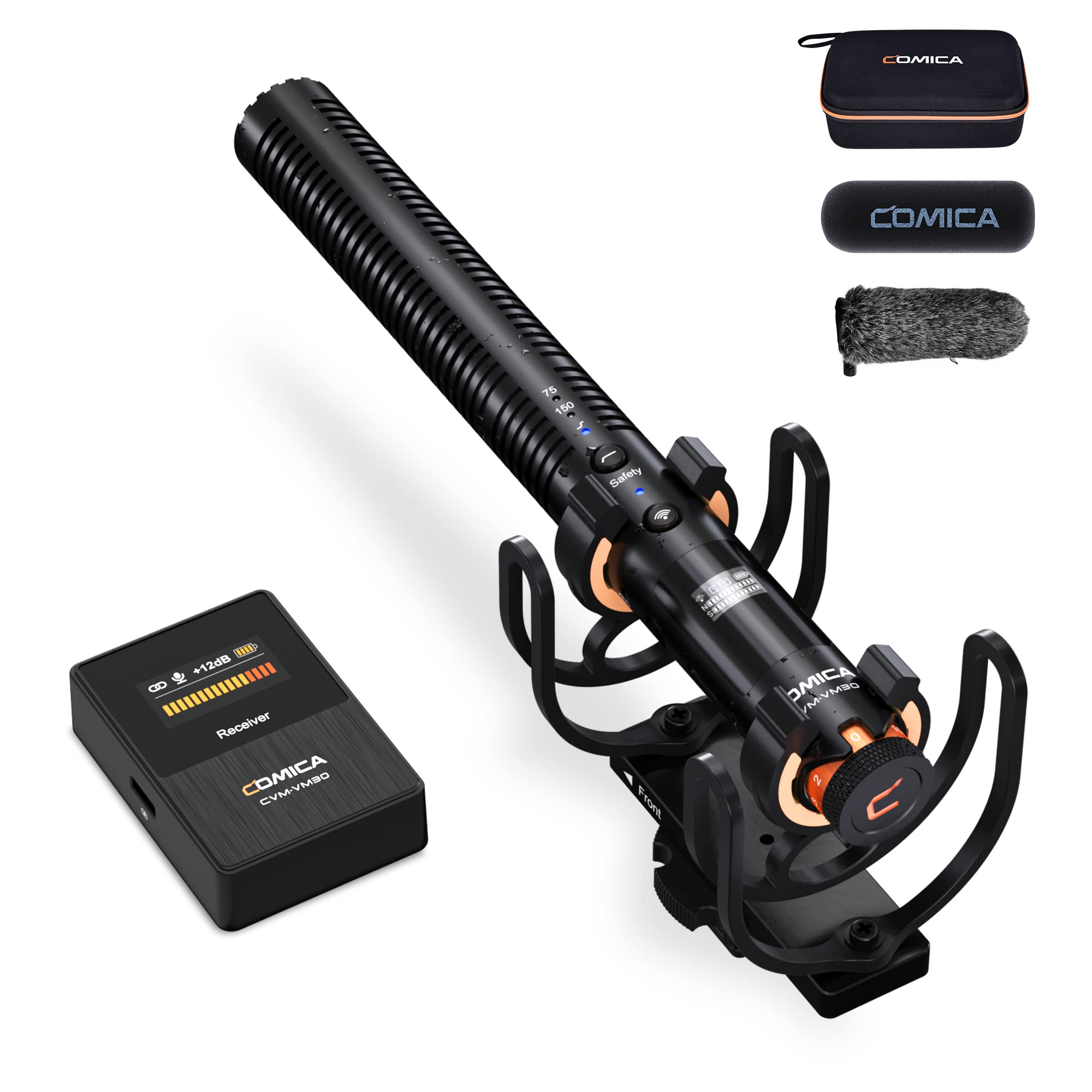 Foto 1 | Micrófono Shotgun Comica Vm30 Inalámbrico Supercardioide De 2,4 G - Venta Internacional.