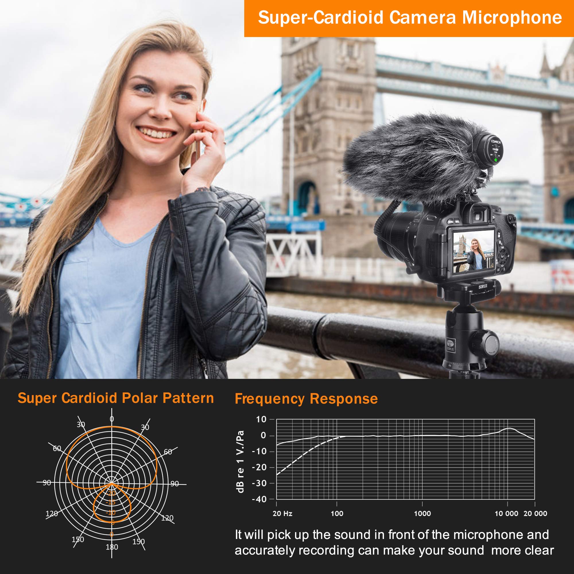 Foto 5 pulgar | Micrófono Tipo Escopeta Comica Cvm-v30pro Para Cámara Y Smartphone - Venta Internacional.