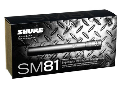 Foto 2 | Micrófono Shure Sm81-lc Con Condensador Cardioide Para Guitarra Y Piano - Venta Internacional.