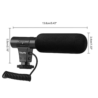 Foto 5 | Vídeo Con Cámara Y Micrófono Tikysky M-1 Para Cámara Réflex Digital - Venta Internacional.