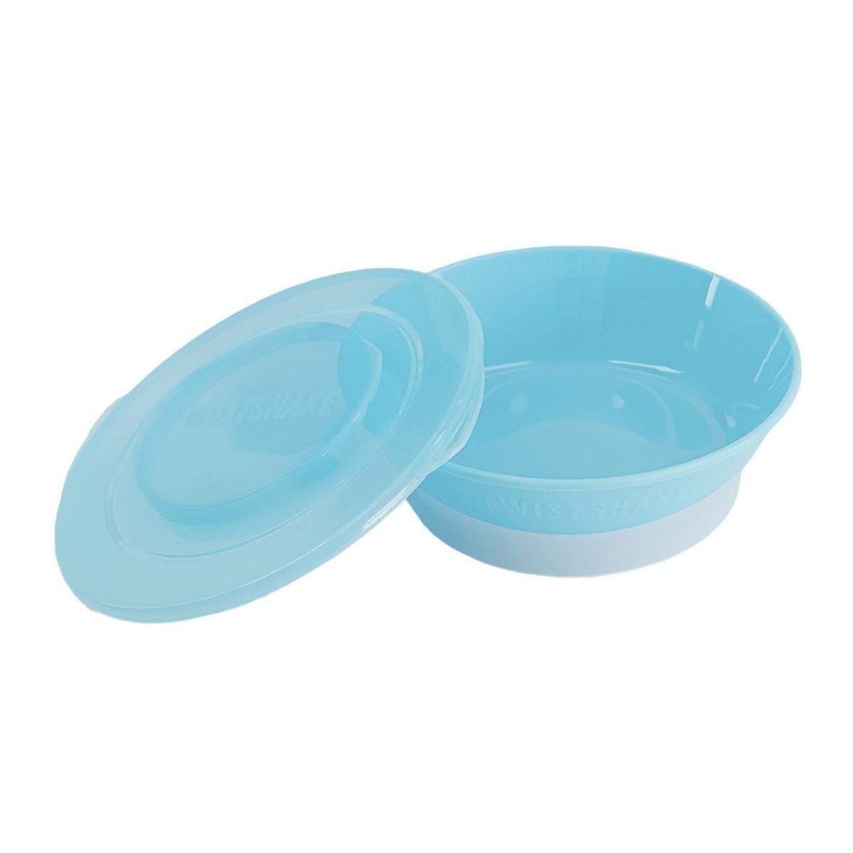 Foto 2 pulgar | Plato Bowl 6+m Twistshake color Azul Pastel