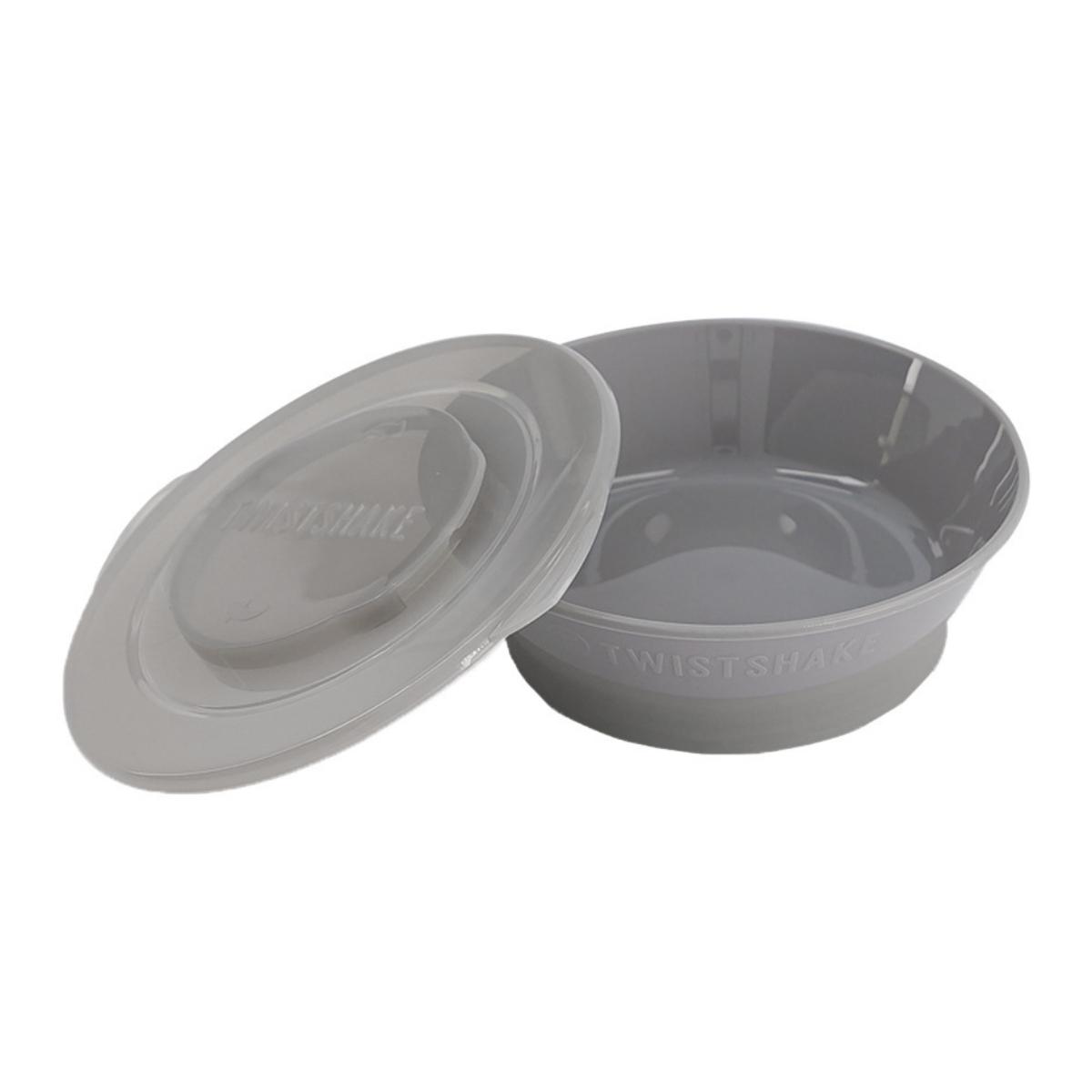 Foto 2 pulgar | Plato Bowl 6+m Twistshake color Gris Pastel