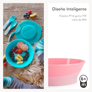 Foto 3 | Plato Bowl 6+m Twistshake color Gris Pastel