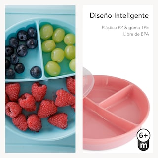 Foto 3 | Plato Dividido 6+m Twistshake color Rosa Pastel
