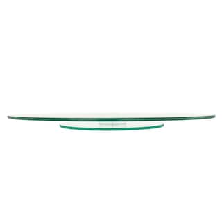 Foto 2 | Centro de Mesa Giratorio Baum Brothers Lazy Susan Transparente de Cristal Templado de 50 cm