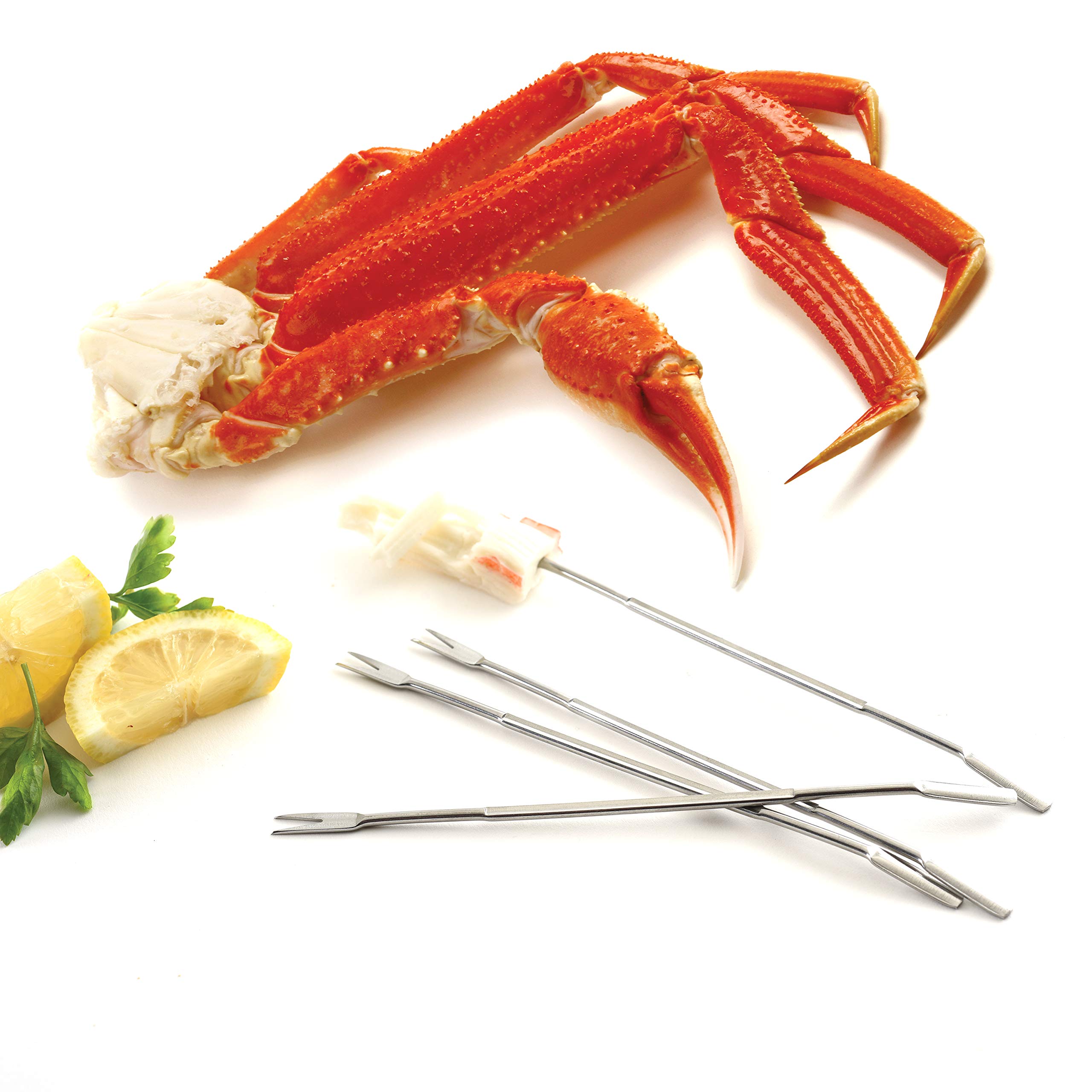Foto 3 pulgar | Tenedores para Mariscos Norpro de Acero Inoxidable 17 cm 4 Unidades - Venta Internacional