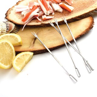 Foto 5 | Tenedores para Mariscos Norpro de Acero Inoxidable 17 cm 4 Unidades - Venta Internacional