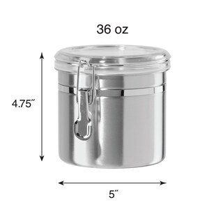 Foto 5 | Bidón Oggi De Acero Inoxidable De 1 Litro Con Tapa Acrílica Transparente - Venta Internacional.