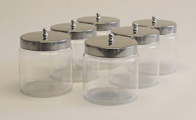 Foto 3 | Frascos De Vidrio Para Uso Médico Diversos Grafco De 4 X 4 Pulgadas Con Tapas Transparentes (6) - Venta Internacional.