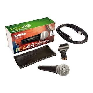 Foto 3 | Micrófono Shure PGA48-XLR Negro de 1 Canal