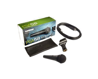 Foto 2 | Micrófono Shure PGA58-QTR color Negro 1 Canal