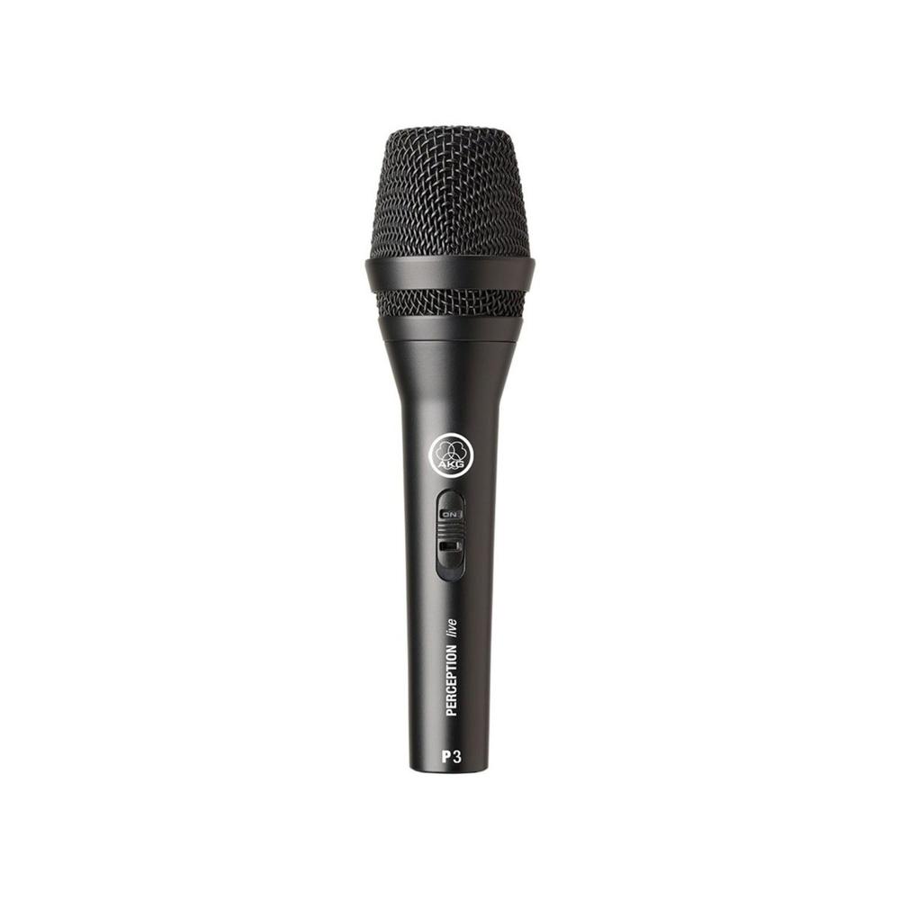 Micrófono Dinámico Akg P3s Color Negro Cardioide