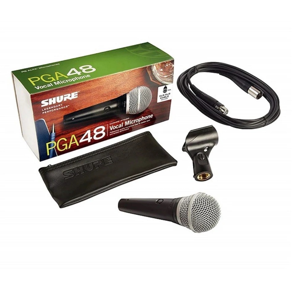 Foto 2 | Micrófono Shure Pga48-xlr con Sw color Negro