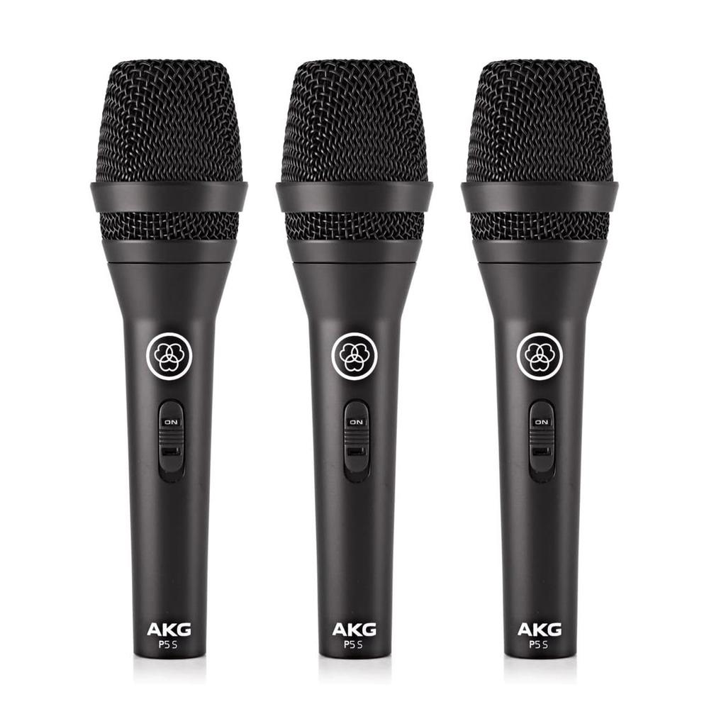 Foto 2 pulgar | Micrófonos Inalámbricos Akg Negros 3 Piezas