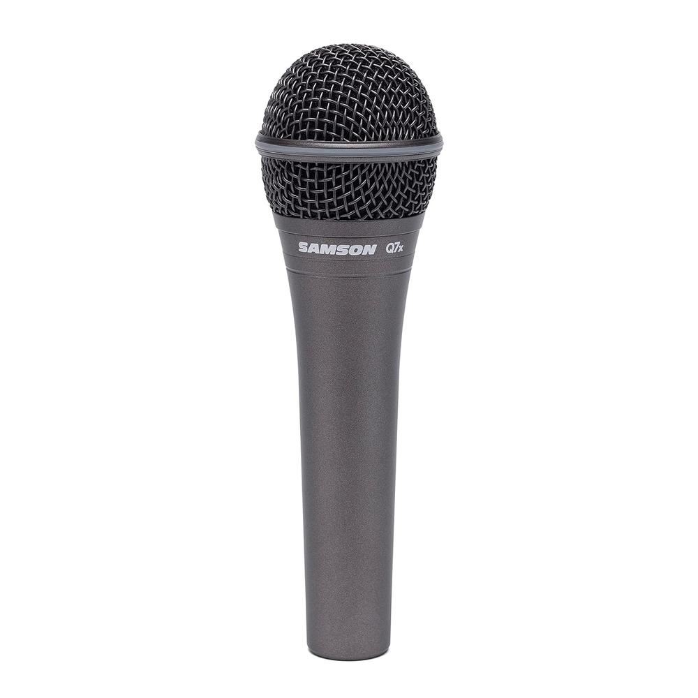 Micrófono Vocal Dinámico Samson SAQ7X Gris Oscuro Conector XLR