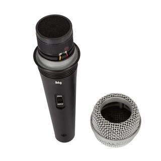 Foto 3 | Micrófono Belug Sv100-w Dinámico Cardioide Negro/plateado