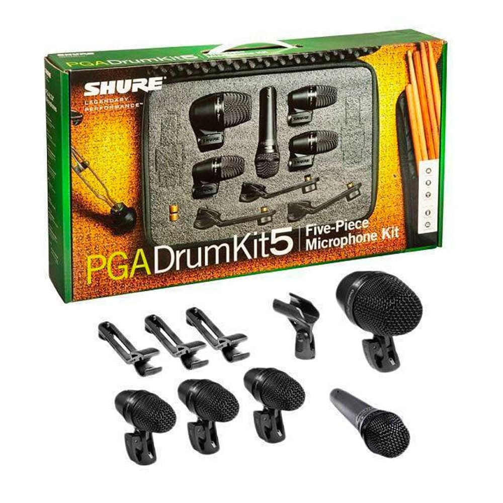 Kit De Micrófono De Batería Shure Pg Alta De 5 Piezas Para Interpretar/grabar - Venta Internacional. $11,165