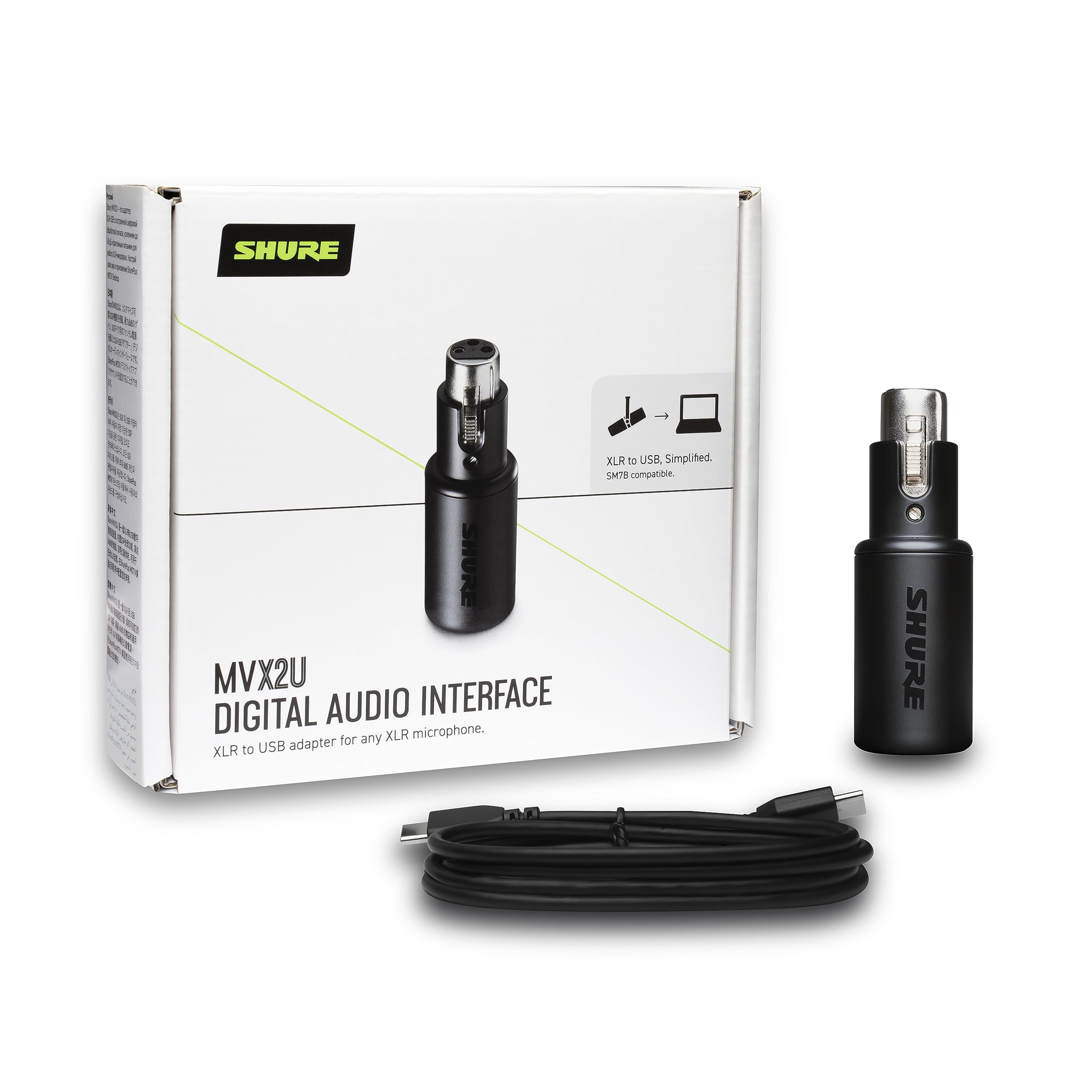 Foto 4 pulgar | Interfaz Digital Shure Mvx2u Xlr A Usb Con Conector Para Auriculares - Venta Internacional.