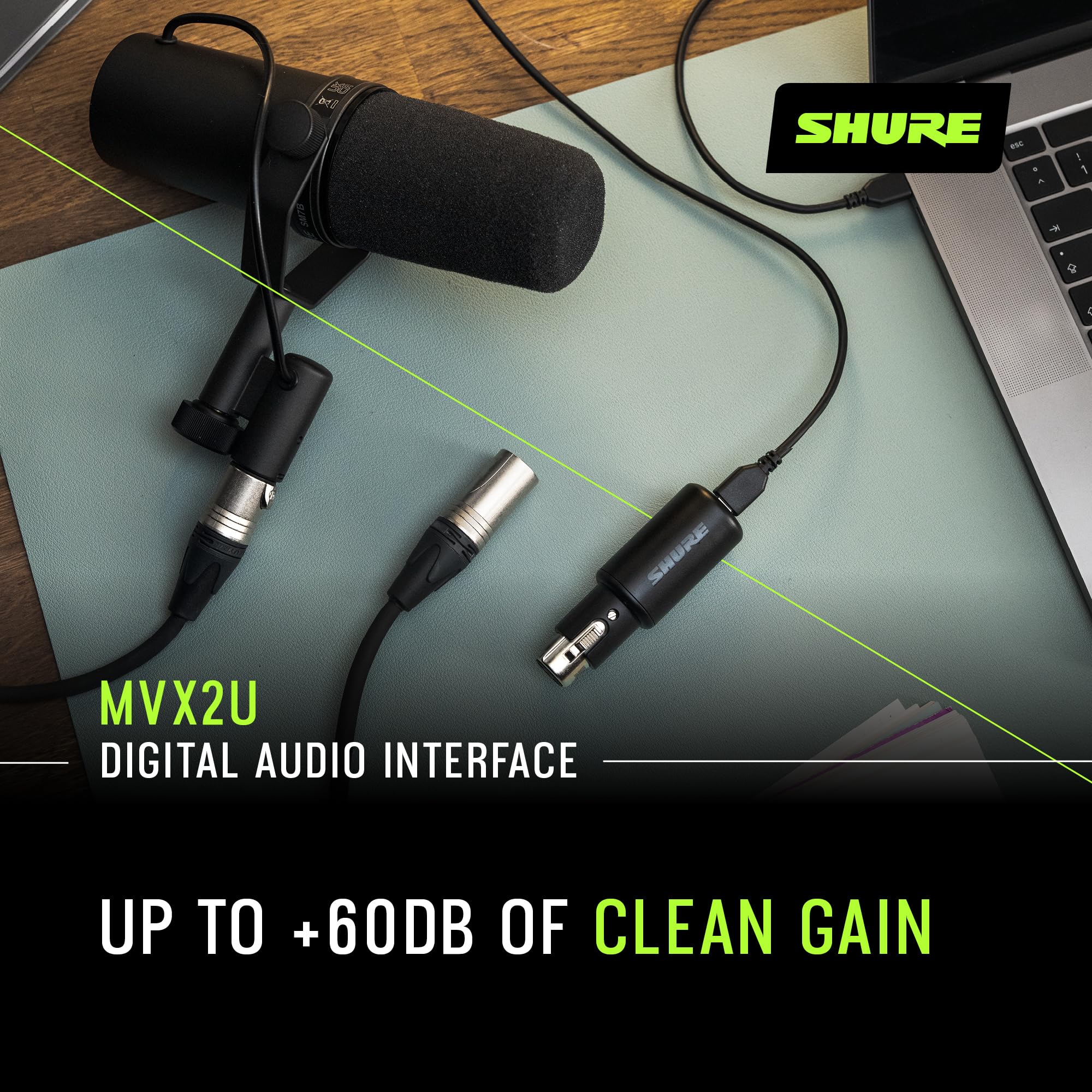 Foto 6 pulgar | Interfaz Digital Shure Mvx2u Xlr A Usb Con Conector Para Auriculares - Venta Internacional.