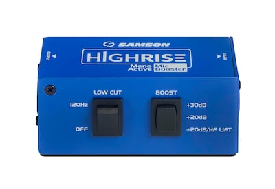 Foto 2 | Amplificador De Micrófono Samson Highrise Mono Active Para Micrófono Dinámico - Venta Internacional.