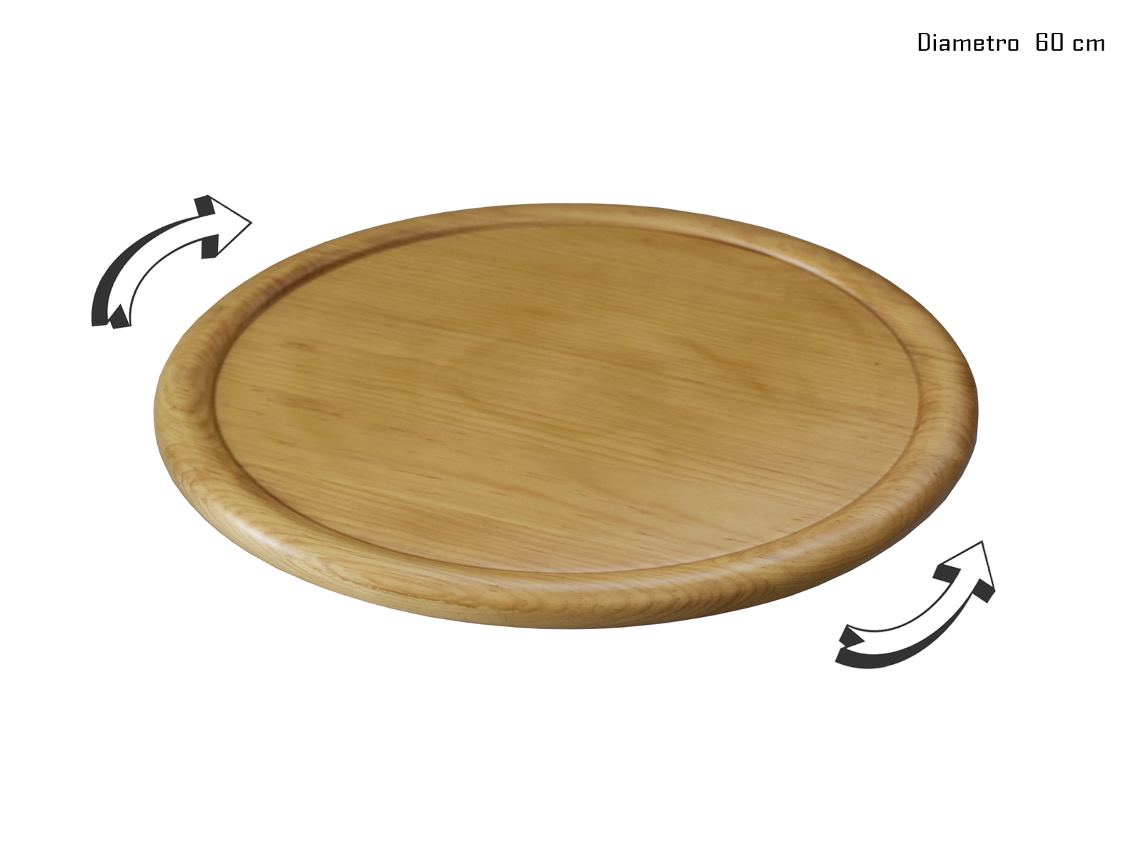 Foto 4 pulgar | Charola Giratoria Hogare Lazy Susan 60 cm Aile