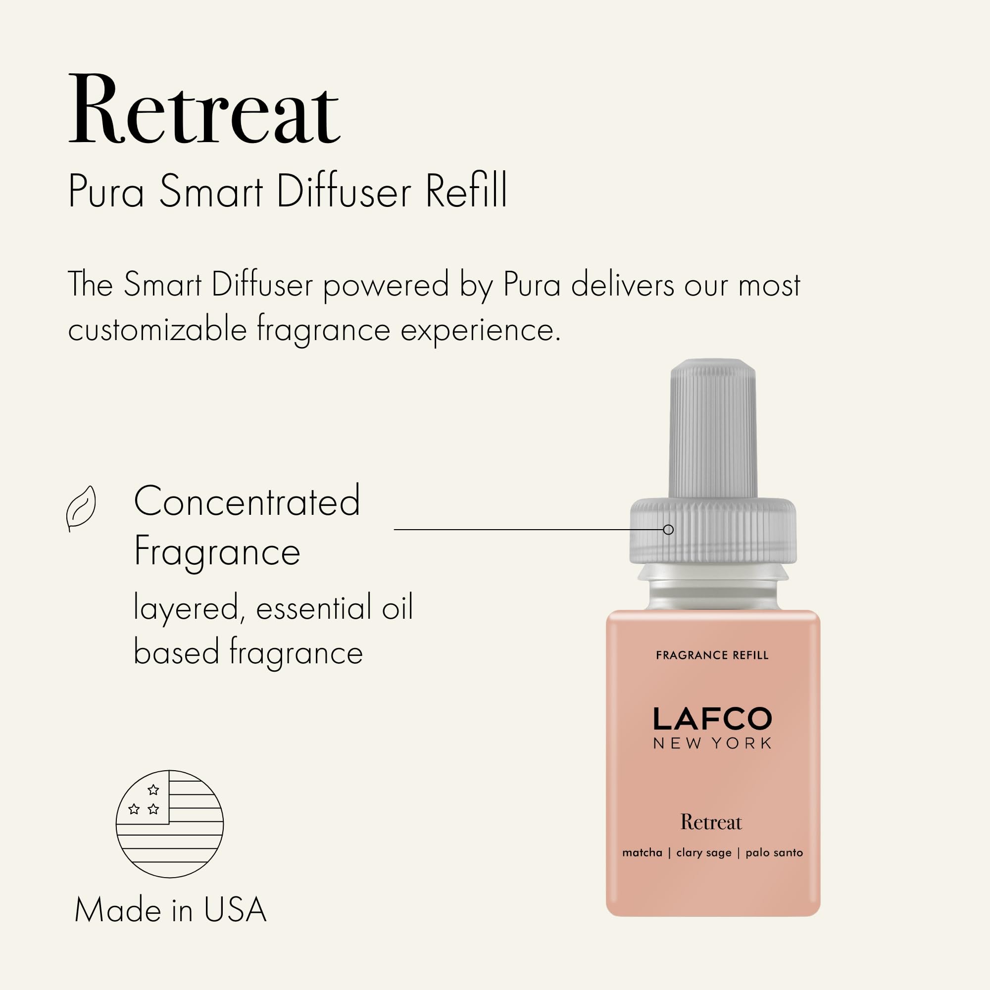 Foto 2 | Recarga De Difusor Inteligente Lafco New York Retreat, Paquete De 2 - Venta Internacional.