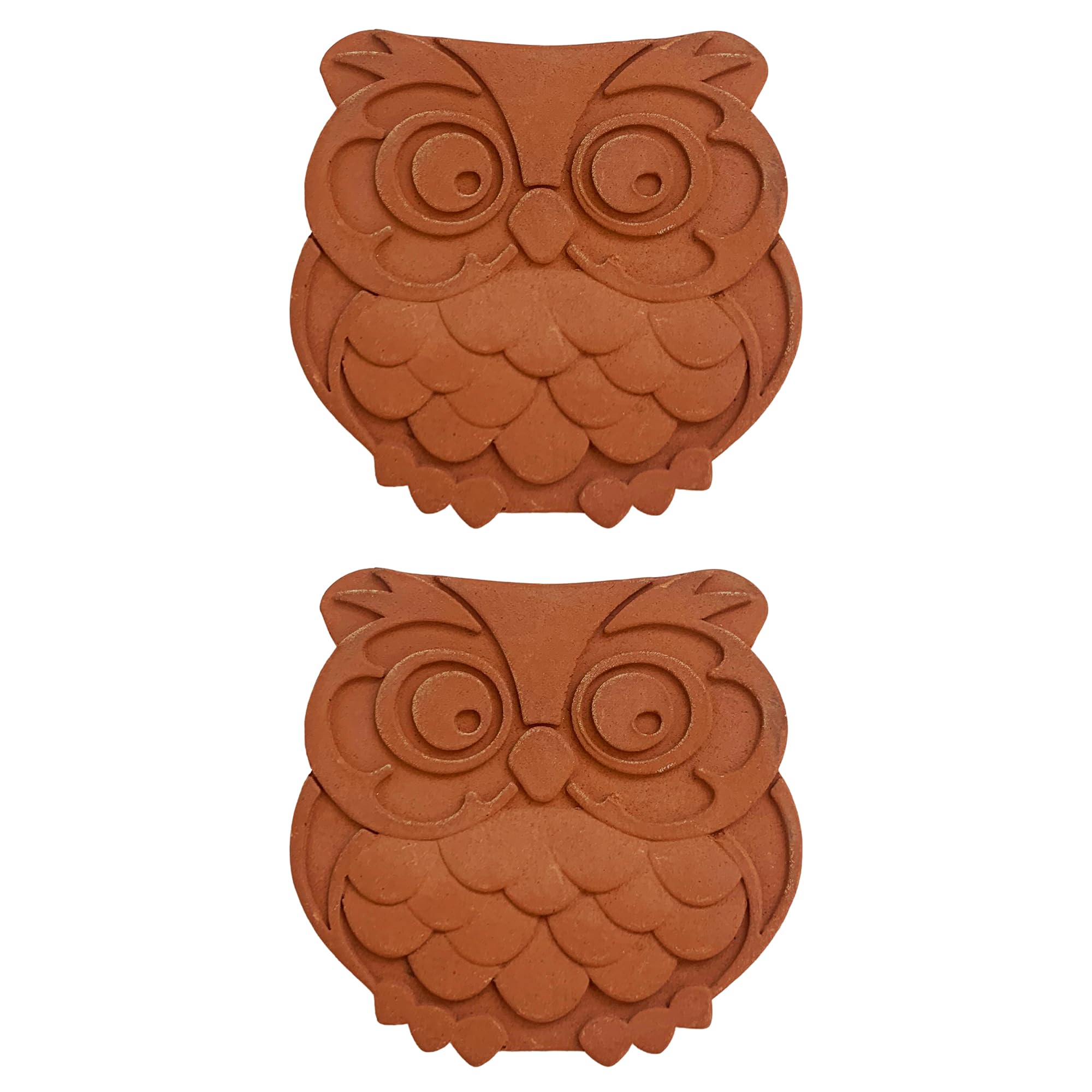 Foto 1 | Set De 2 Búhos Terracotta Brown Sugar Keeper And Saver Fox Run - Venta Internacional.