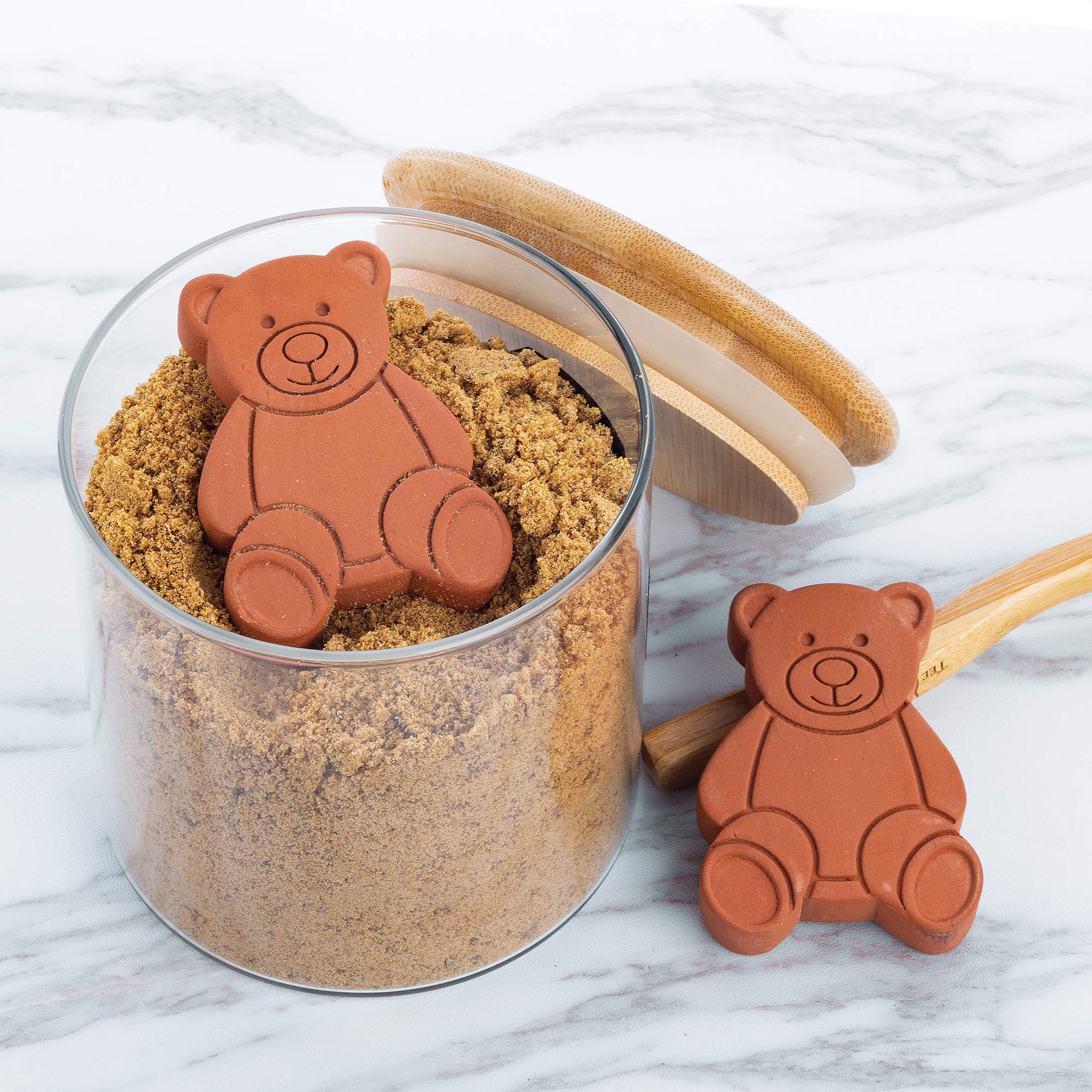 Foto 3 pulgar | Set De 2 Unidades De Terracota Brown Sugar Keeper And Saver Fox Run Bear - Venta Internacional.