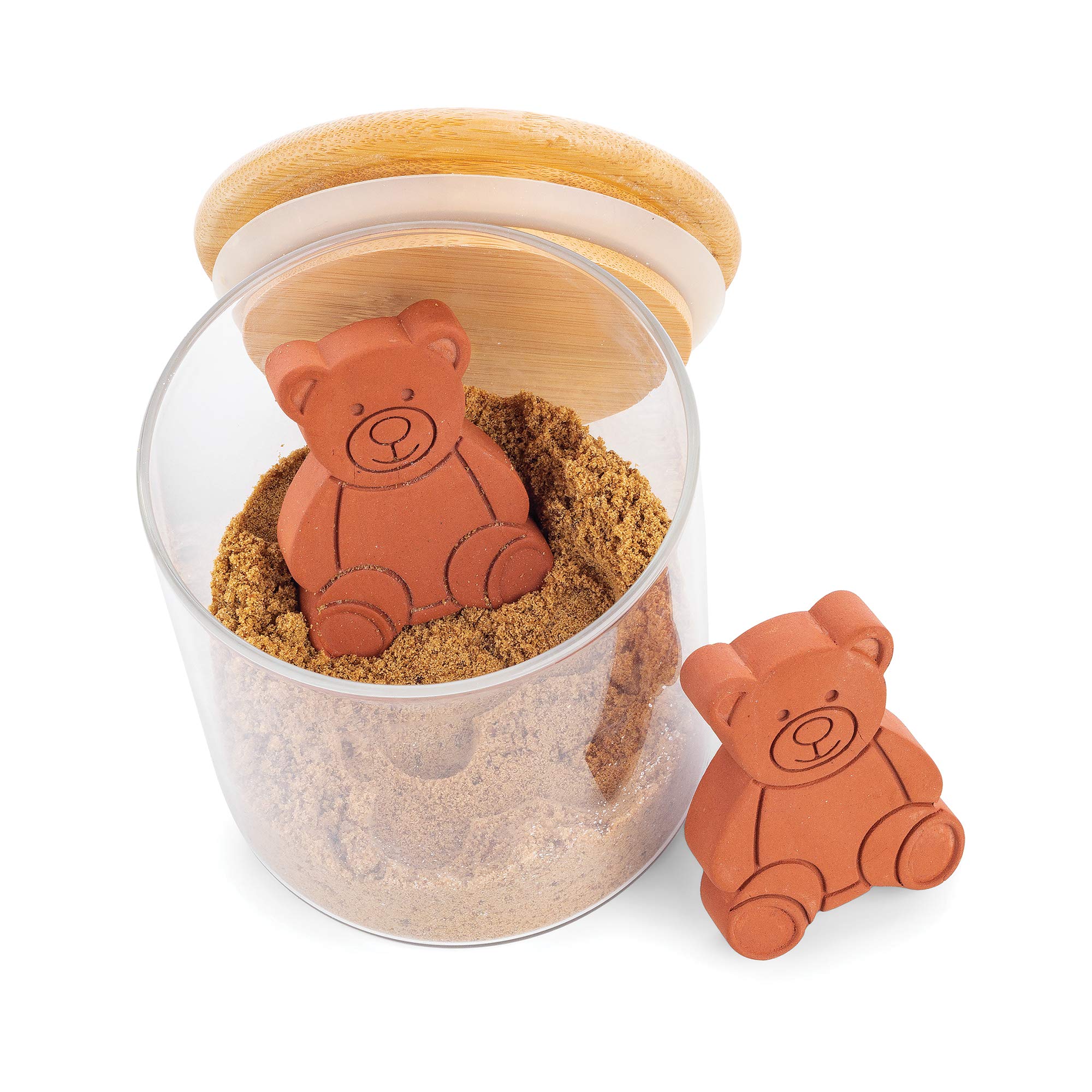Foto 4 pulgar | Set De 2 Unidades De Terracota Brown Sugar Keeper And Saver Fox Run Bear - Venta Internacional.