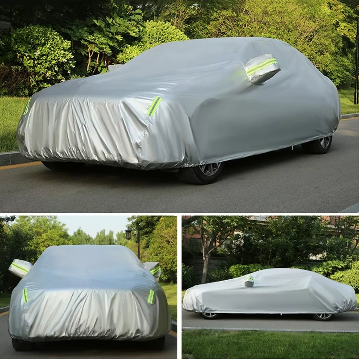 Foto 2 | Funda Protectora Impermeable para Automóvil Eo Safe Imports Esi-4676 Gris