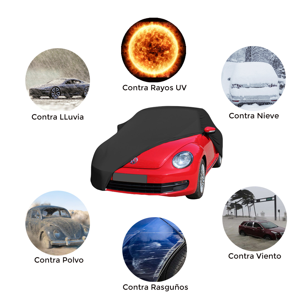 Foto 9 pulgar | Funda para Auto Sedán C1 Super Util color Negro