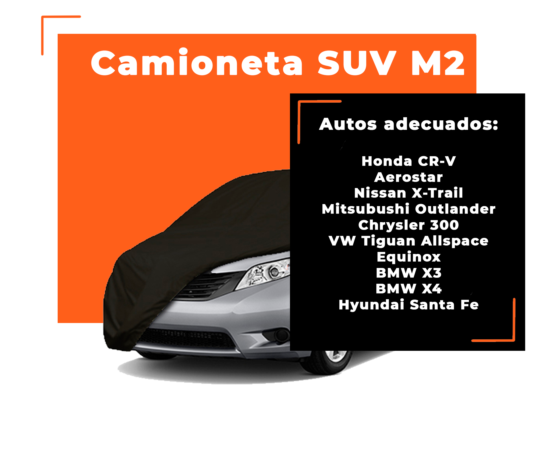 Foto 3 pulgar | Funda Super Útil color Negro para Camioneta Suv Grande M2 Transpirable