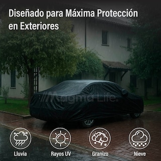 Foto 2 | Magma Life Cubierta Para Auto, Impermeable Y Antipolvo, Protección Contra Rayos Uv Y Lluvia, Material Resistente