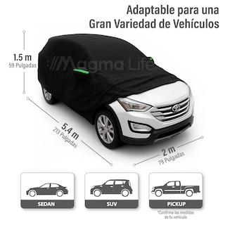 Foto 3 | Magma Life Cubierta Para Auto, Impermeable Y Antipolvo, Protección Contra Rayos Uv Y Lluvia, Material Resistente