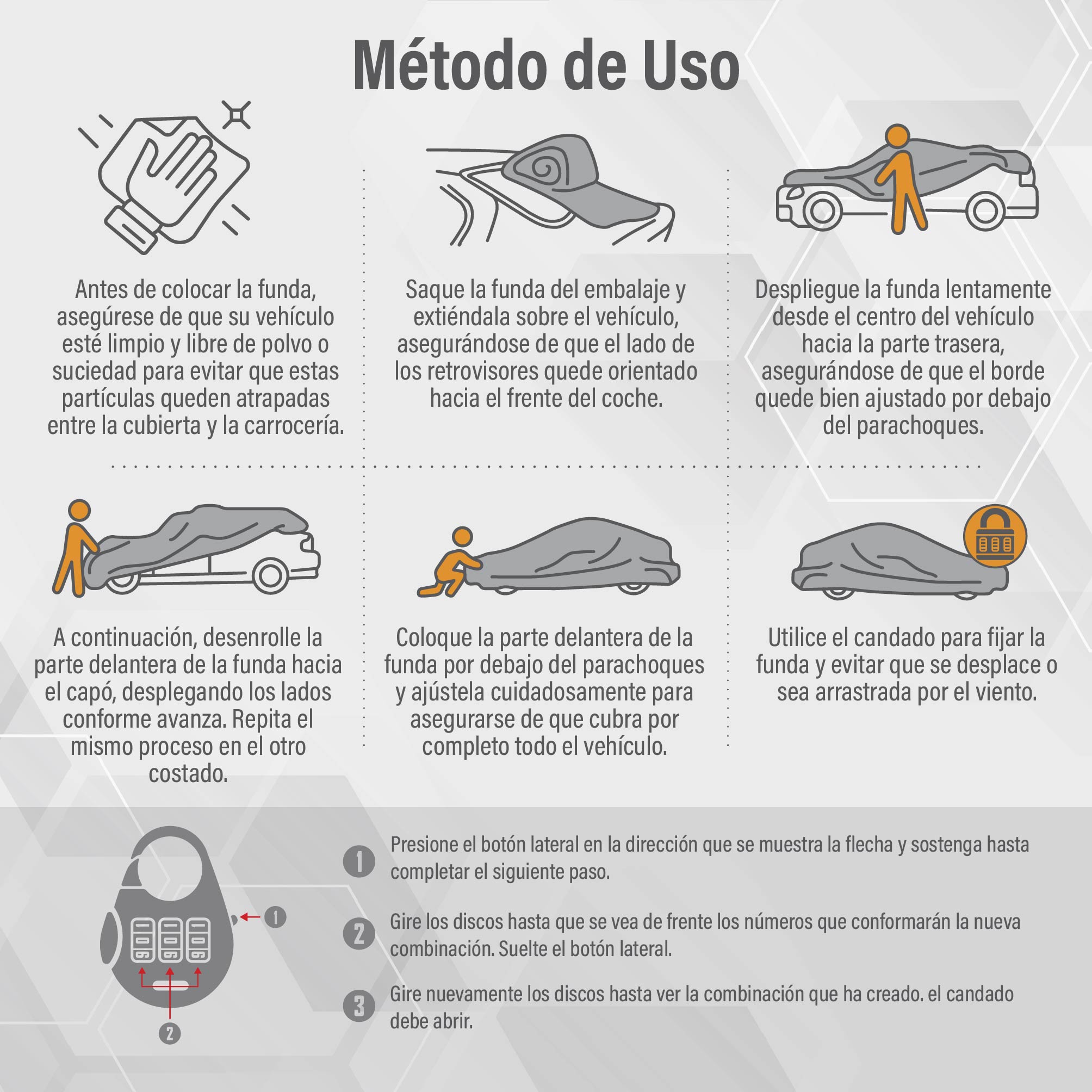 Foto 5 pulgar | Magma Life Cubierta Para Auto, Impermeable Y Antipolvo, Protección Contra Rayos Uv Y Lluvia, Material Resistente