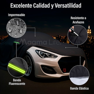 Foto 6 | Magma Life Cubierta Para Auto, Impermeable Y Antipolvo, Protección Contra Rayos Uv Y Lluvia, Material Resistente