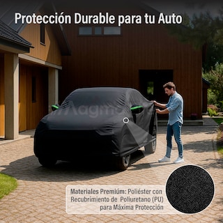 Foto 7 | Magma Life Cubierta Para Auto, Impermeable Y Antipolvo, Protección Contra Rayos Uv Y Lluvia, Material Resistente
