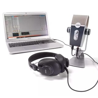 Foto 4 | Paquete de Micrófono Akg Essentials Kit Negro C22-usb + Audífonos K52