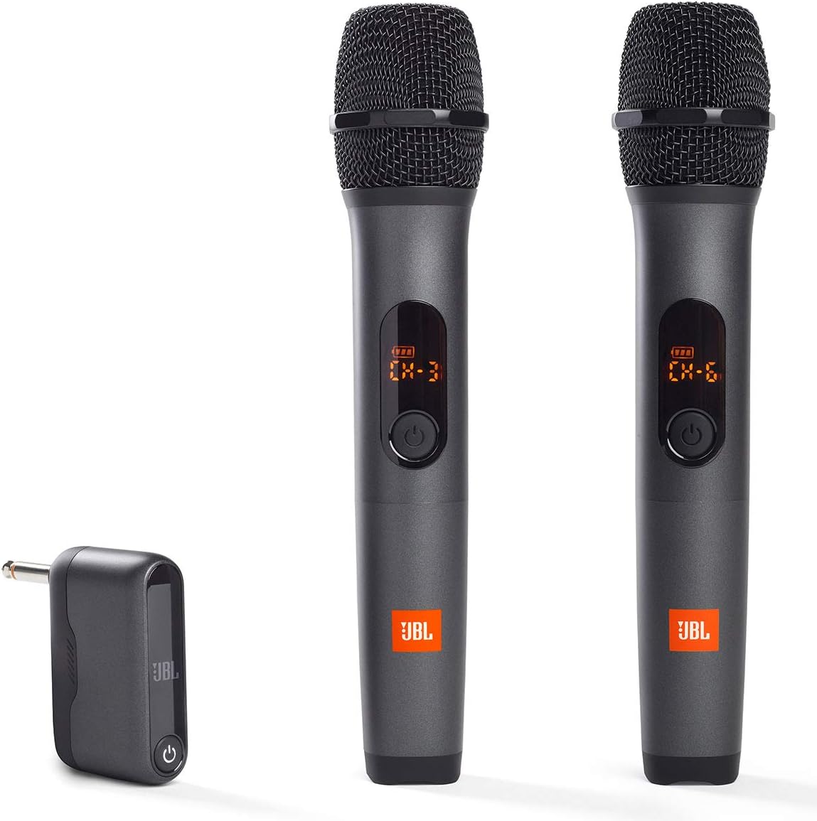 Jbl Sistema Inalámbrico 2 Micrófonos Doble Canal color Negro $1,989