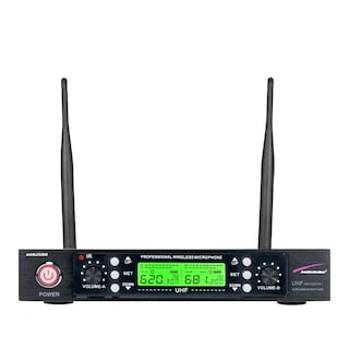 Foto 3 | Sistema De Micrófonos Inalámbricos Audiobahn Digital Uhf Amu320