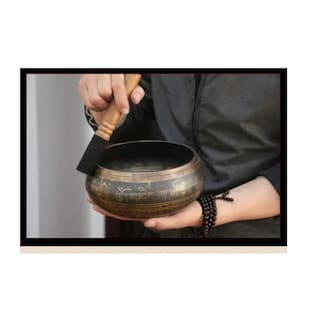 Foto 5 | Juego De Cuencos Tibetanos De Cobre De 8 Cm De Diámetro Con Tapete Y Baqueta - Venta Internacional.