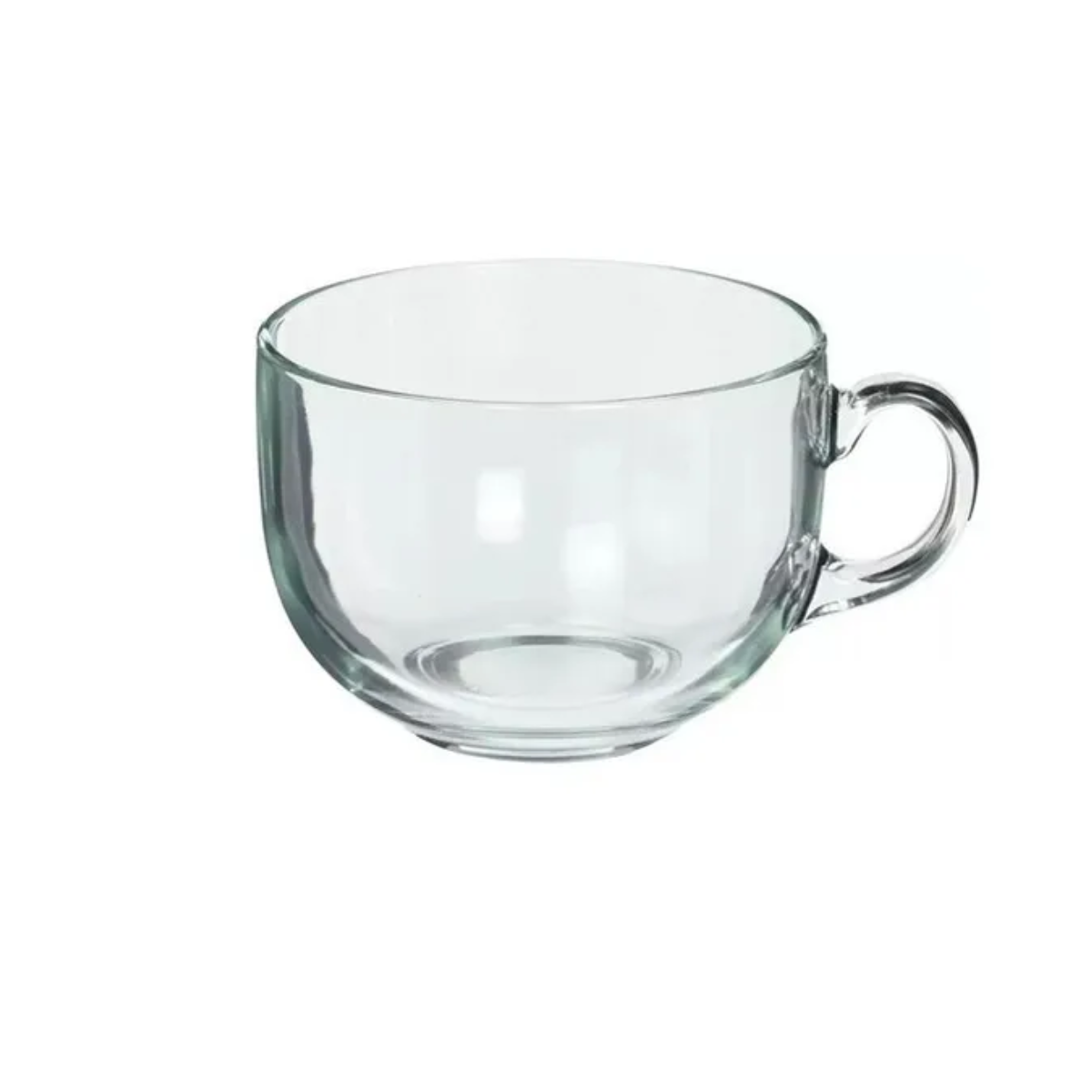 Foto 4 pulgar | Juego 12 Taza Grande Vidrio Para Café O Capuchino 470ml Jumbo Eo Safe Imports Esi-20718 Transparente
