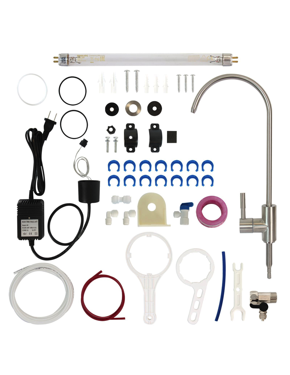 Foto 4 pulgar | Sistema De Osmosis Inversa 200 Gpd 6 Etapas Uv Displáy