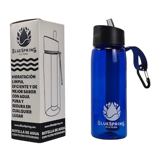 Foto 3 | Botella De Agua Con Filtro Integrado Bluespring. Ideal Para Actividades Al Aire Libre. Elimina El 99% De Las Bacterias.