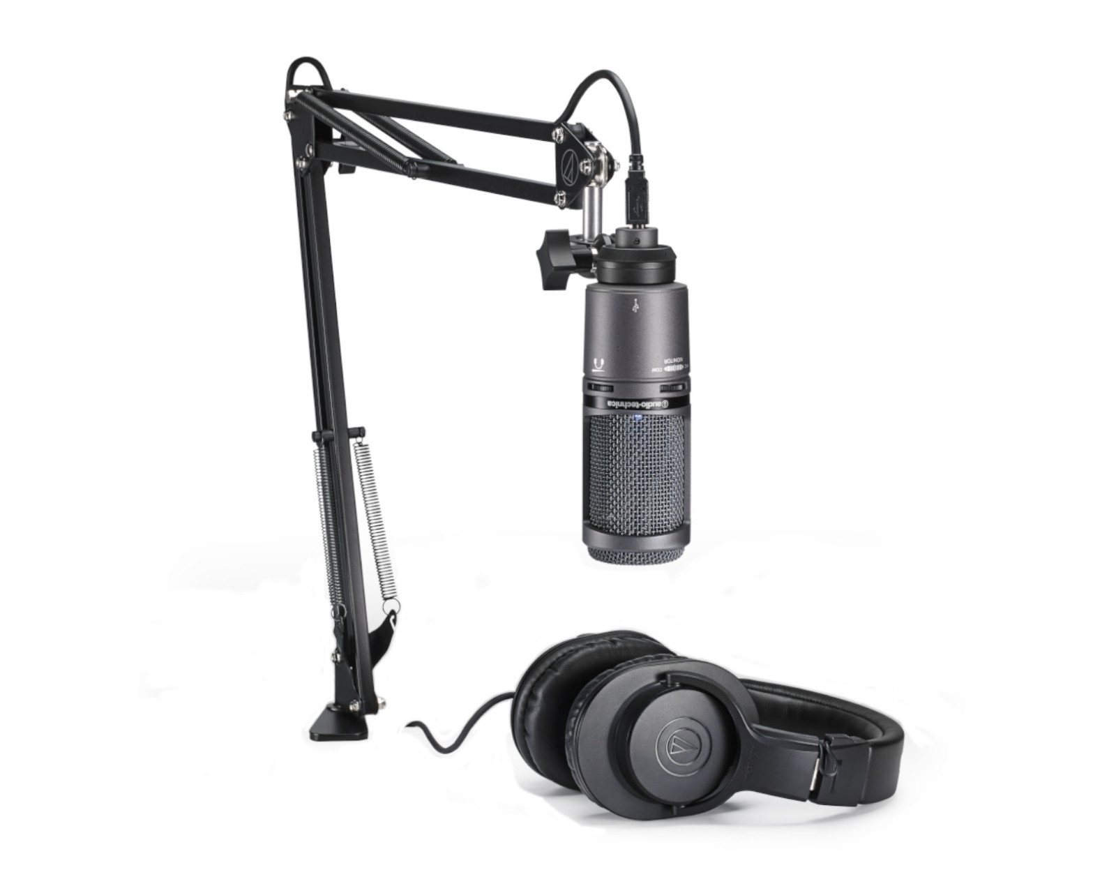 Paquete Broadcast AT2020USB+PK Audio-Technica